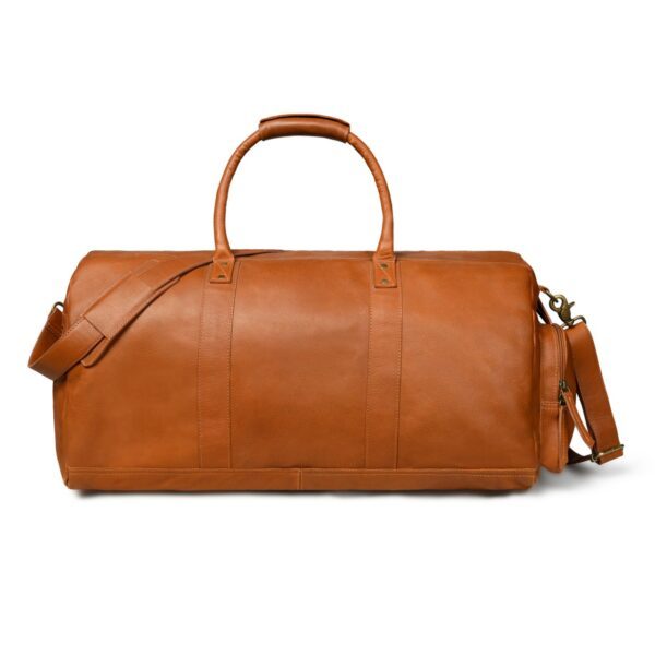 Full Grain Leather Duffle Bag for Men - Image 2