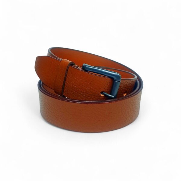 Premium Full Grain Leather Belt for Men – Classic Tan Brown Casual & Formal Belt - Image 5