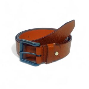 Premium Full Grain Leather Belt for Men – Classic Tan Brown Casual & Formal Belt