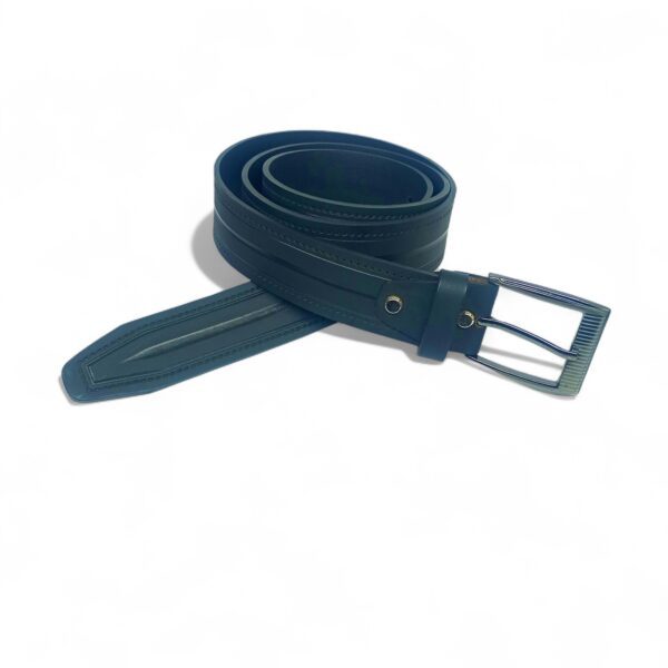 Men’s Premium Formal Leather Belt with Polished Steel Buckle – LB-303 - Image 5