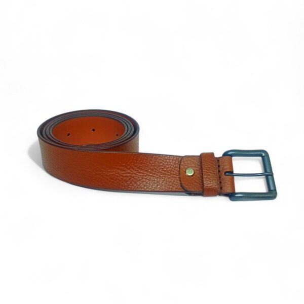 Premium Full Grain Leather Belt for Men – Classic Tan Brown Casual & Formal Belt - Image 4