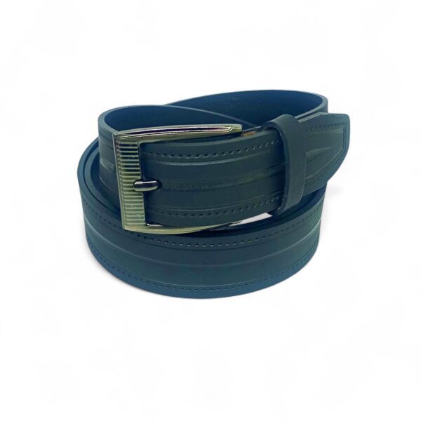 Men’s Premium Formal Leather Belt with Polished Steel Buckle – LB-303 - Image 2